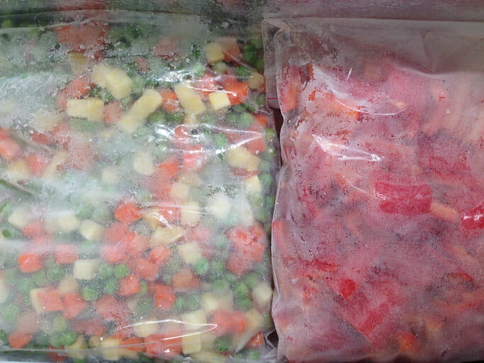 frozen veggies