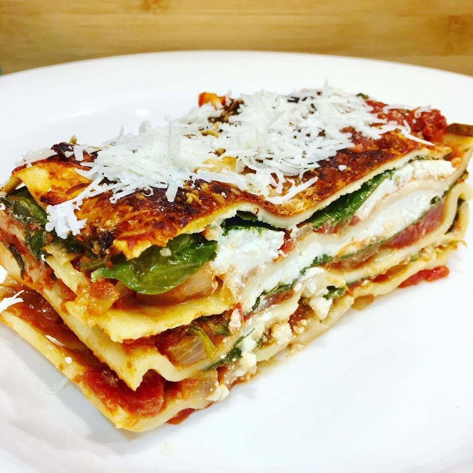 spinach and ricotta lasagne recipe