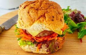 Healthy hamburgers with HALF the calories as seen on Today Extra!