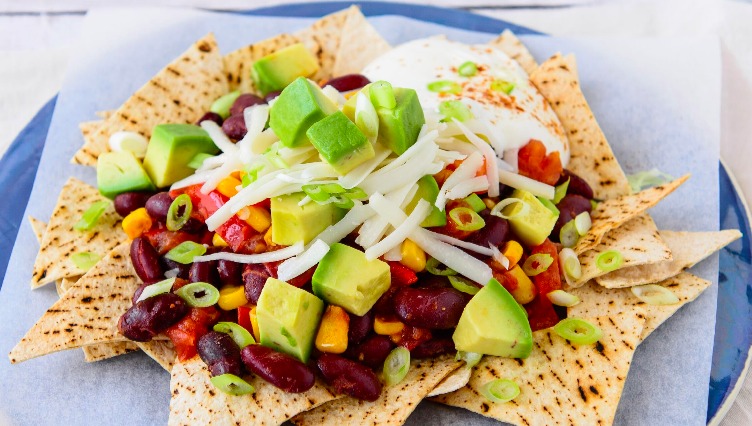 Healthy Bean Nachos