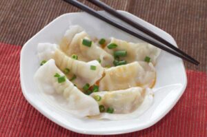 Chilli beef dumplings