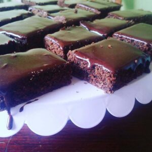 Healthy chocolatey Coco2 slice