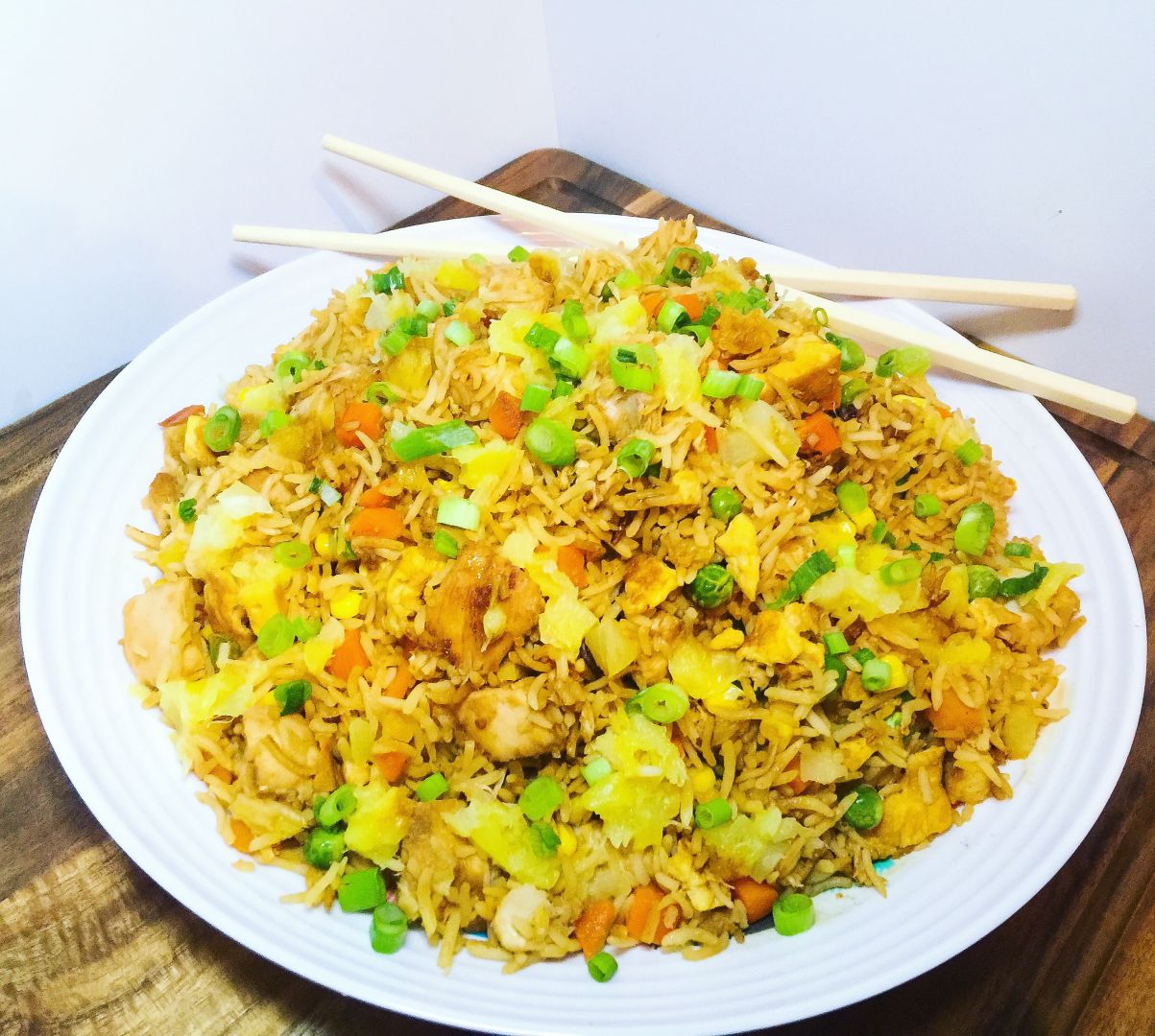 Healthy Chicken and Pineapple Fried Rice