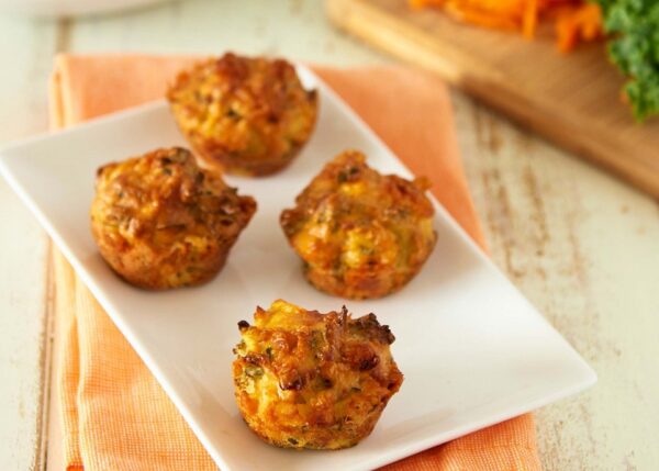 Pumpkin, Goats Cheese And Parmesan Savoury Muffins