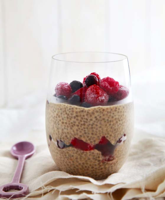 Choc-Berry Chia Pudding