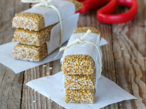 Homemade Sesame Seed Bars