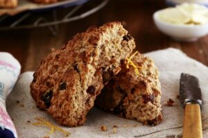 Wholemeal Date and Orange Scones