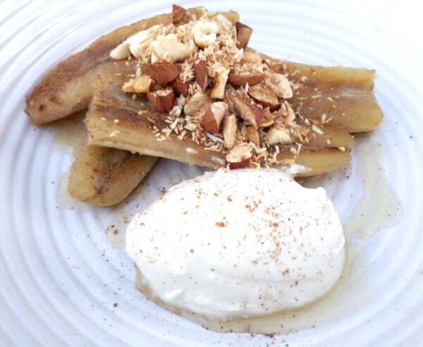 Nutty Maple Glazed Bananas Nutty Maple Glazed Bananas