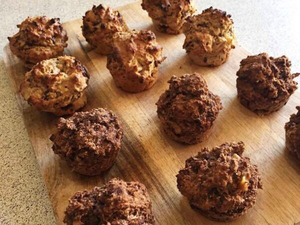 Banana Choc Muffins