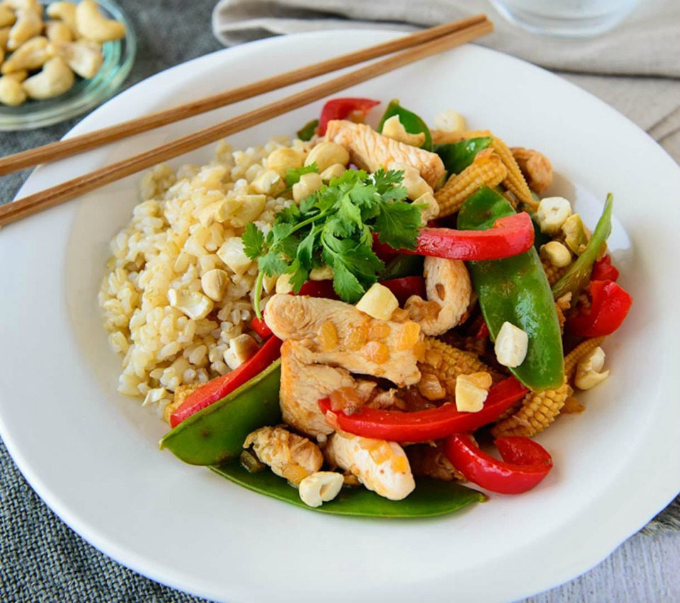 Honey, Lemon And Ginger Chicken Stirfry