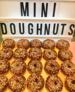 Healthy mini doughnuts