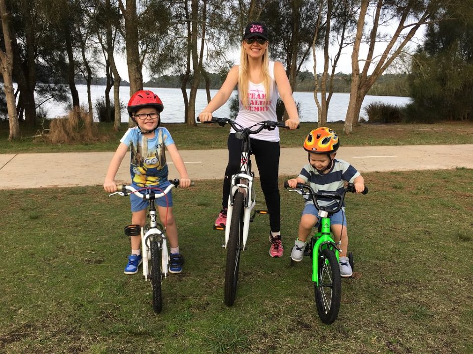 Rhian and boys