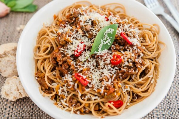 Healthy Chicken Spaghetti Bolognese