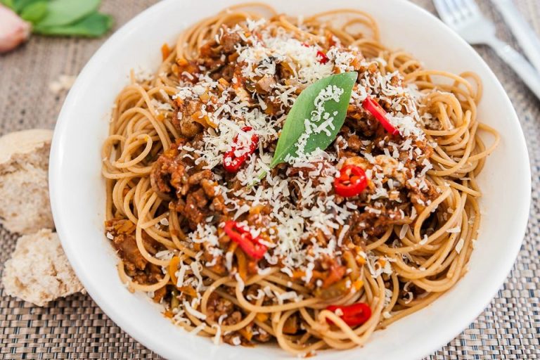 One pot spaghetti bolognese