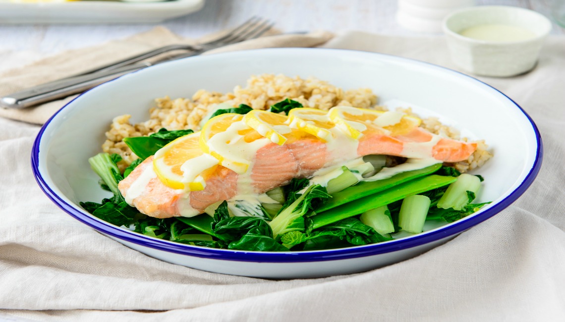 eat your way to a brighter skin - baked salmon