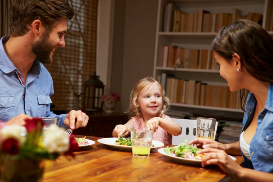 family dinner time