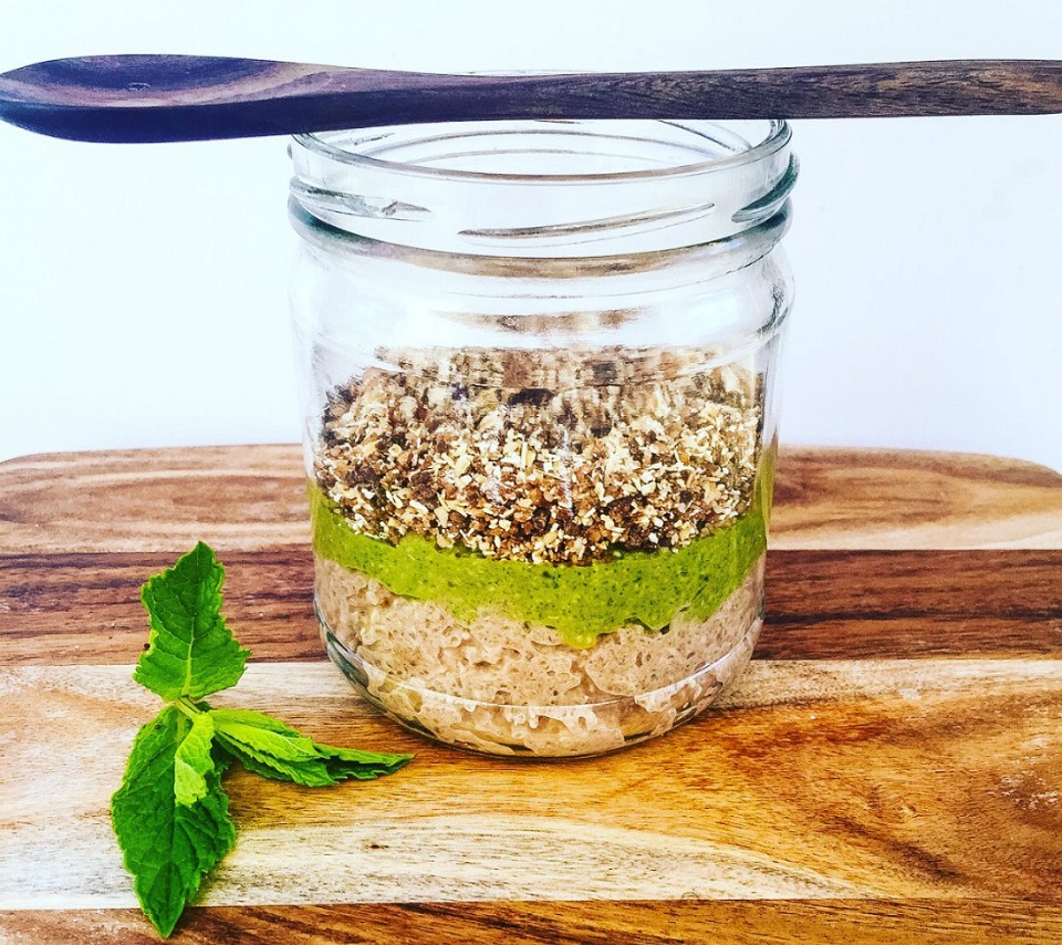 Healthy Choc Mint Parfait