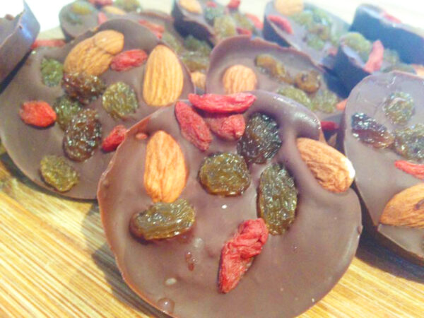 Homemade Fruit & Nut Chocolate Homemade Fruit & Nut Chocolate