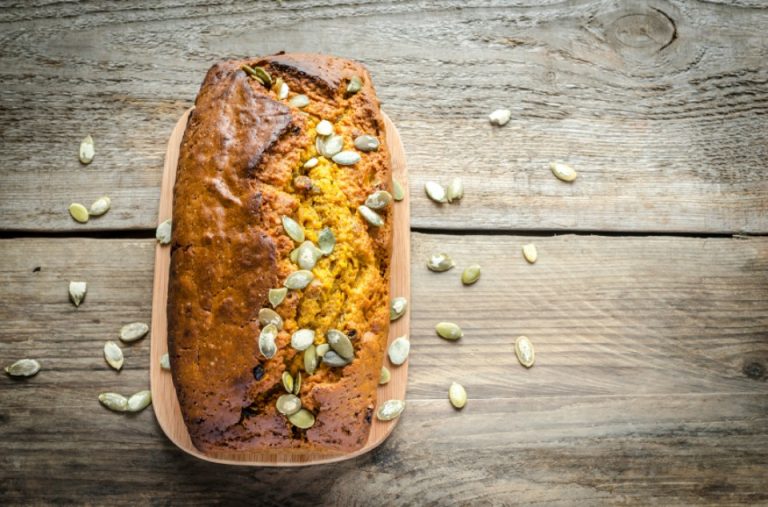 Healthy pumpkin bread