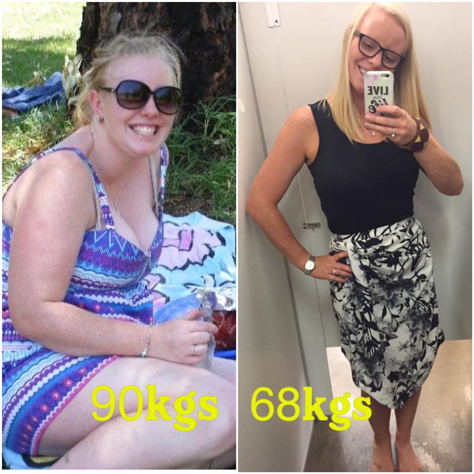 Zoe Weir weight loss results