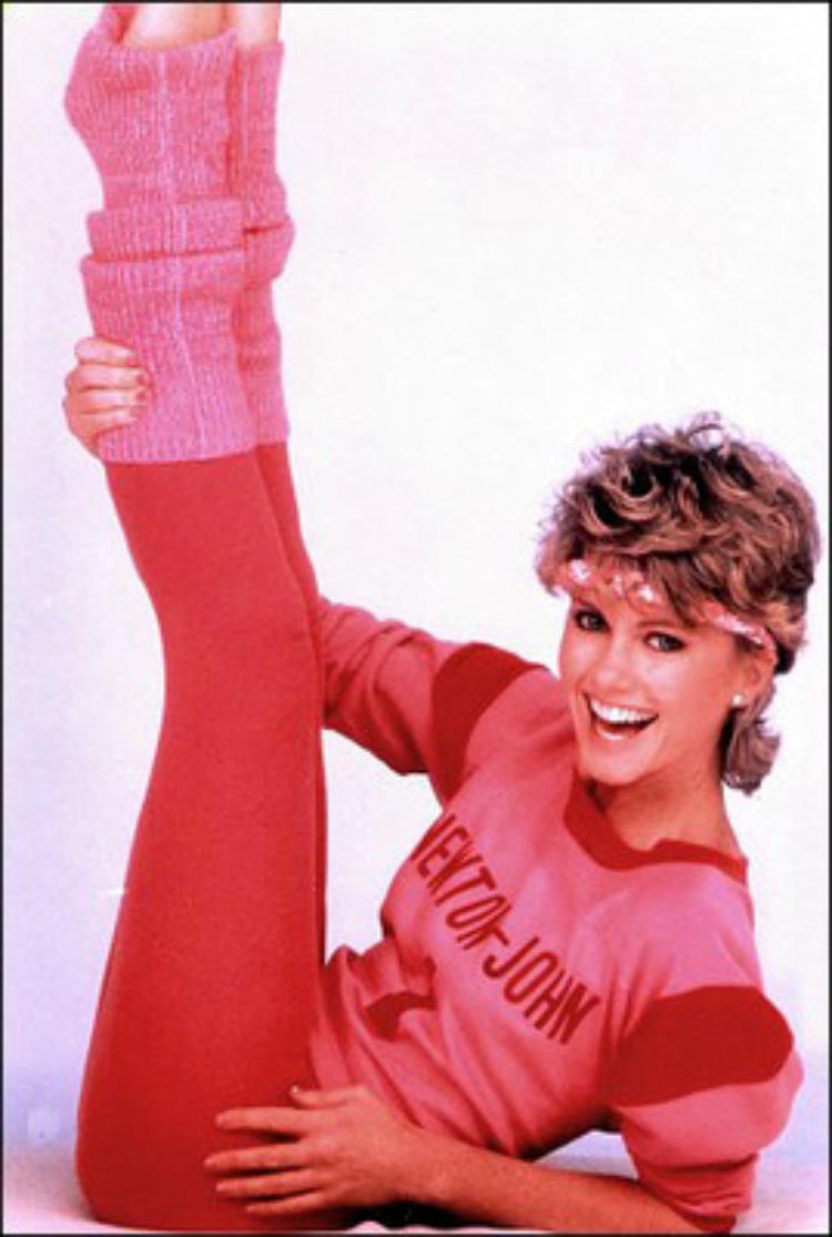 Olivia Newton John workout fashion