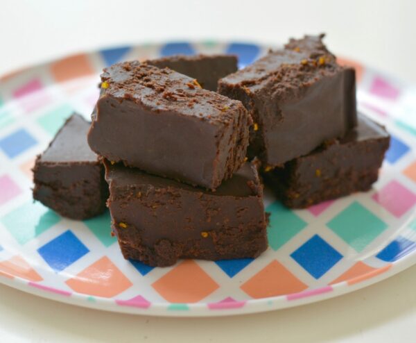 5 Ingredient Chocolate Orange Fudge