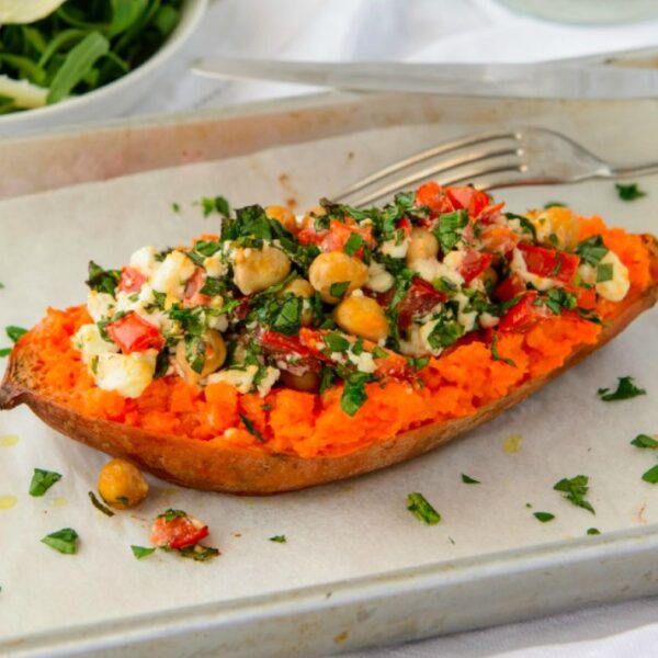 Gluten Free Vegetarian Baked Stuffed Sweet Potato Gluten Free Vegetarian Baked Stuffed Sweet Potato