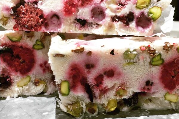 Berry Pistachio Semifreddo