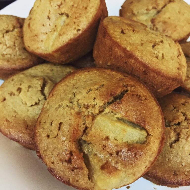 Pineapple and coconut muffins