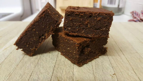 Healthy zucchini brownies