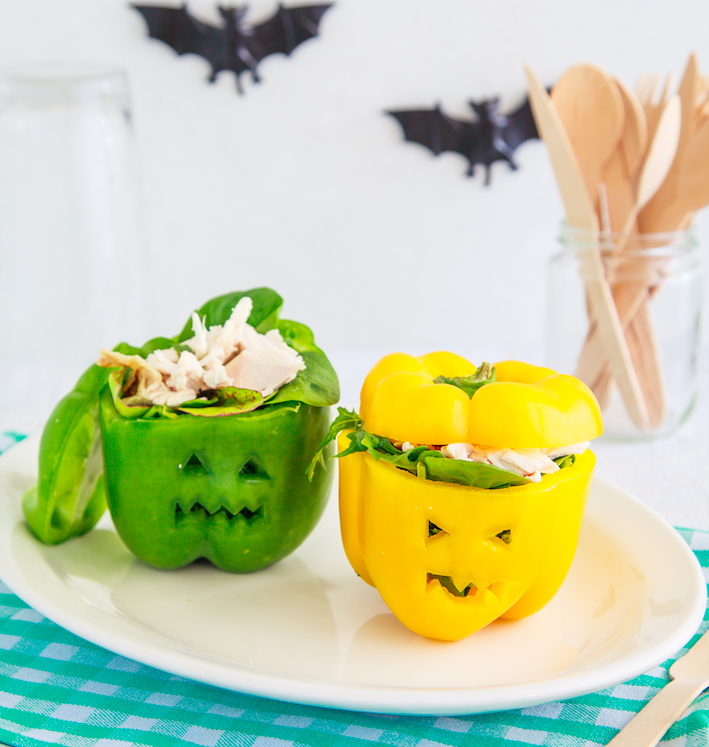 capsicum lanterns - halloween