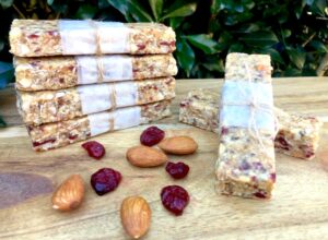 Cranberry and Coconut Power Bars