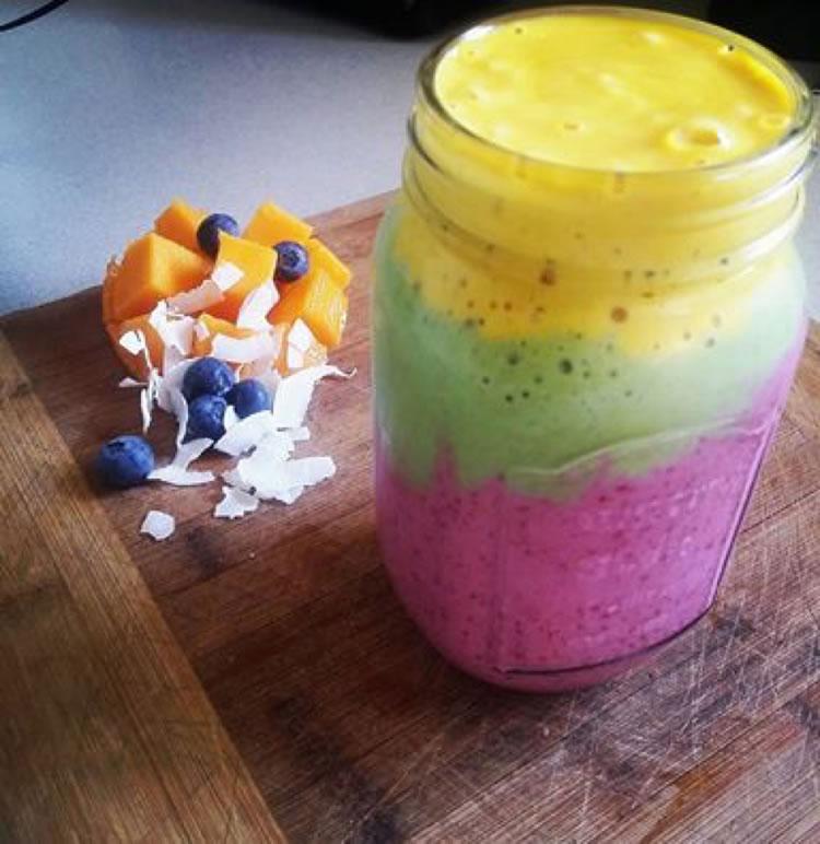 rainbow smoothie