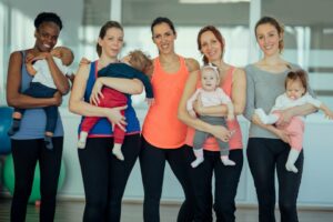 exercising with a baby