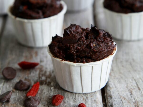 Deliciously Healthy Chocolate & Goji Berry Muffins