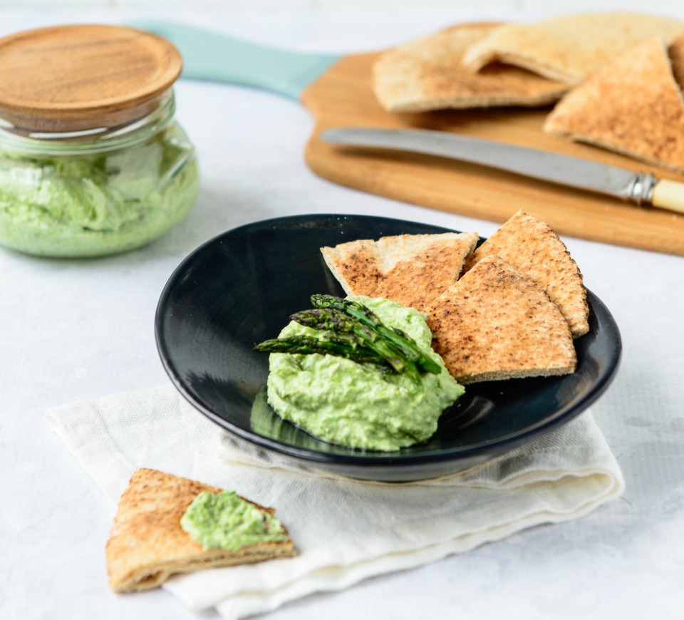 Asparagus Dip Pita Chip