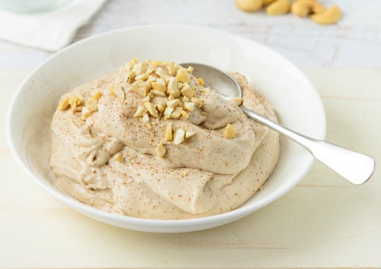 4 Ingredient Banana Cashew Ice Cream