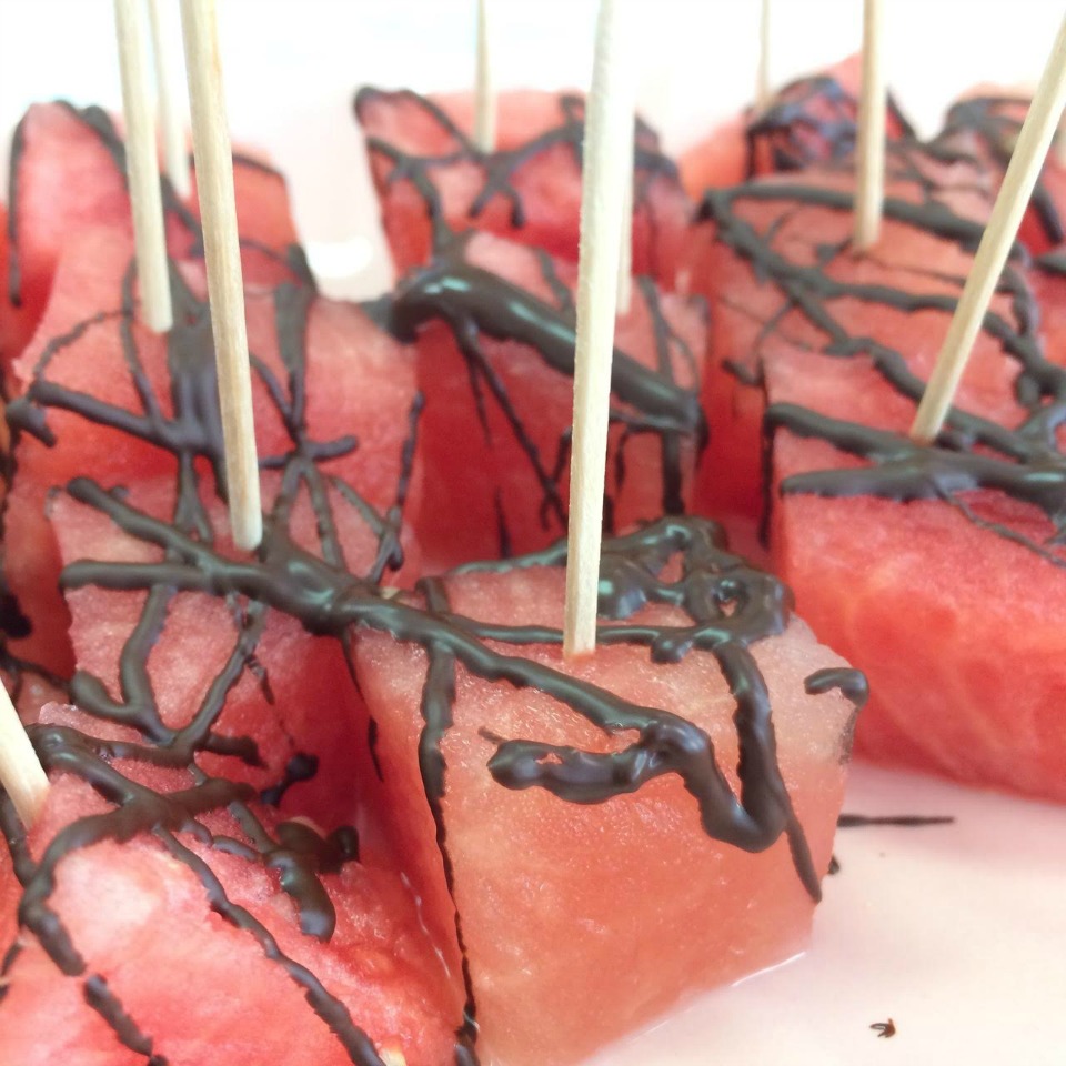 Chocolate Watermelon Cubes