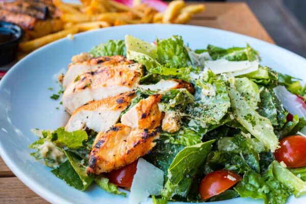 Better For You Chicken Caesar Salad