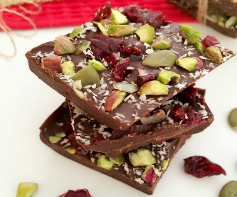 Festive Spiced Chocolate Squares