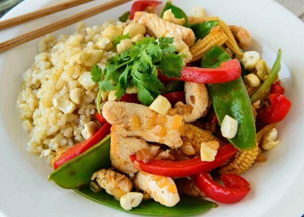 Honey, Lemon And Ginger Chicken Stirfry