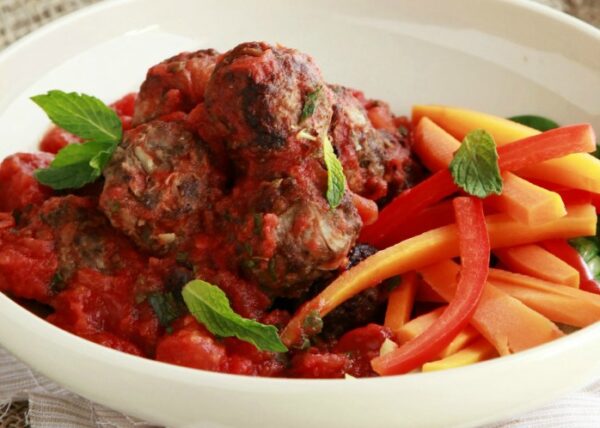 Healthy Lamb & Feta Meatballs With Hidden Veggies