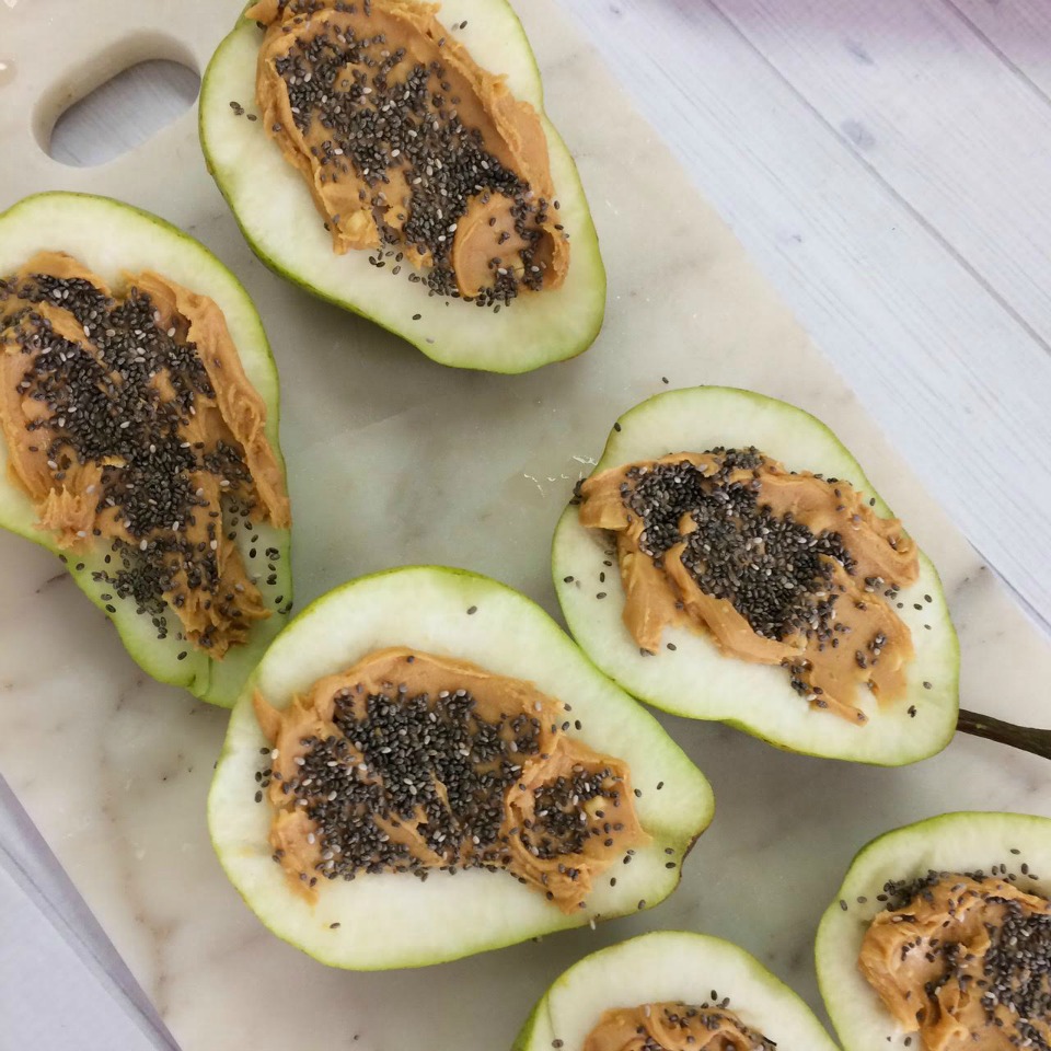 Peanut Butter Pears 