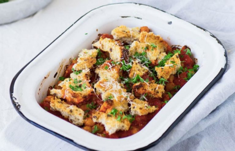 Tomato & Chickpea Bake