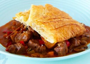 Healthy man-friendly meat pie