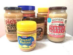 healthy peanut butter jars