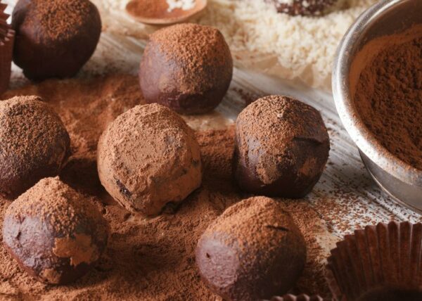 Healthy Rum Truffle Balls