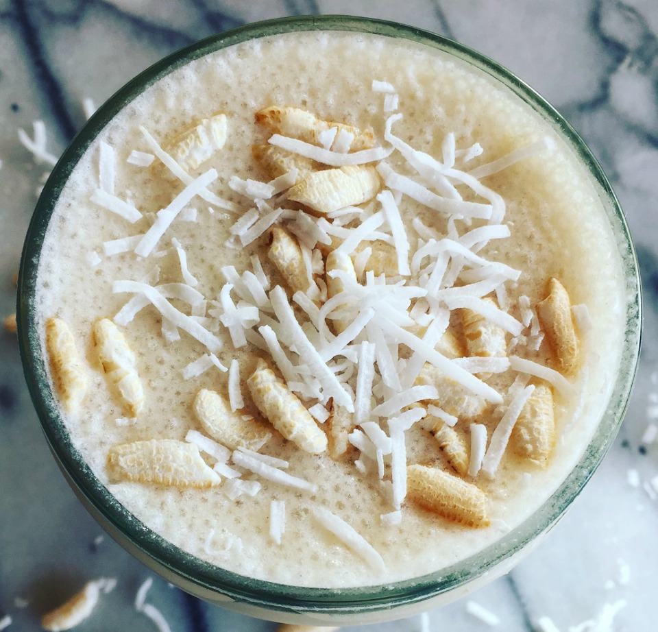 Banana & Coconut Caramel Delight Smoothie