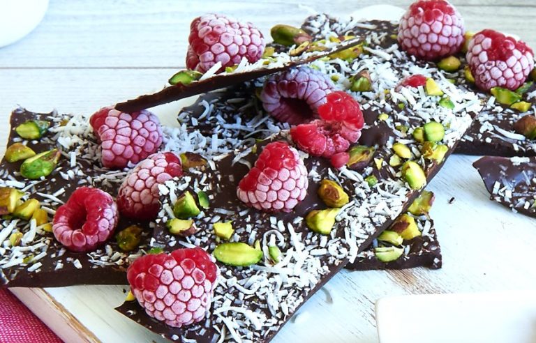 Chocolate And Raspberry Bark