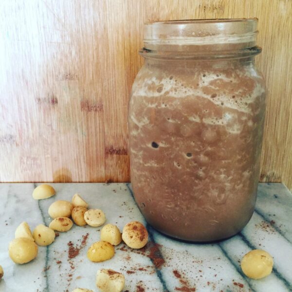 Chocolate, Macadamia And Caramel Smoothie